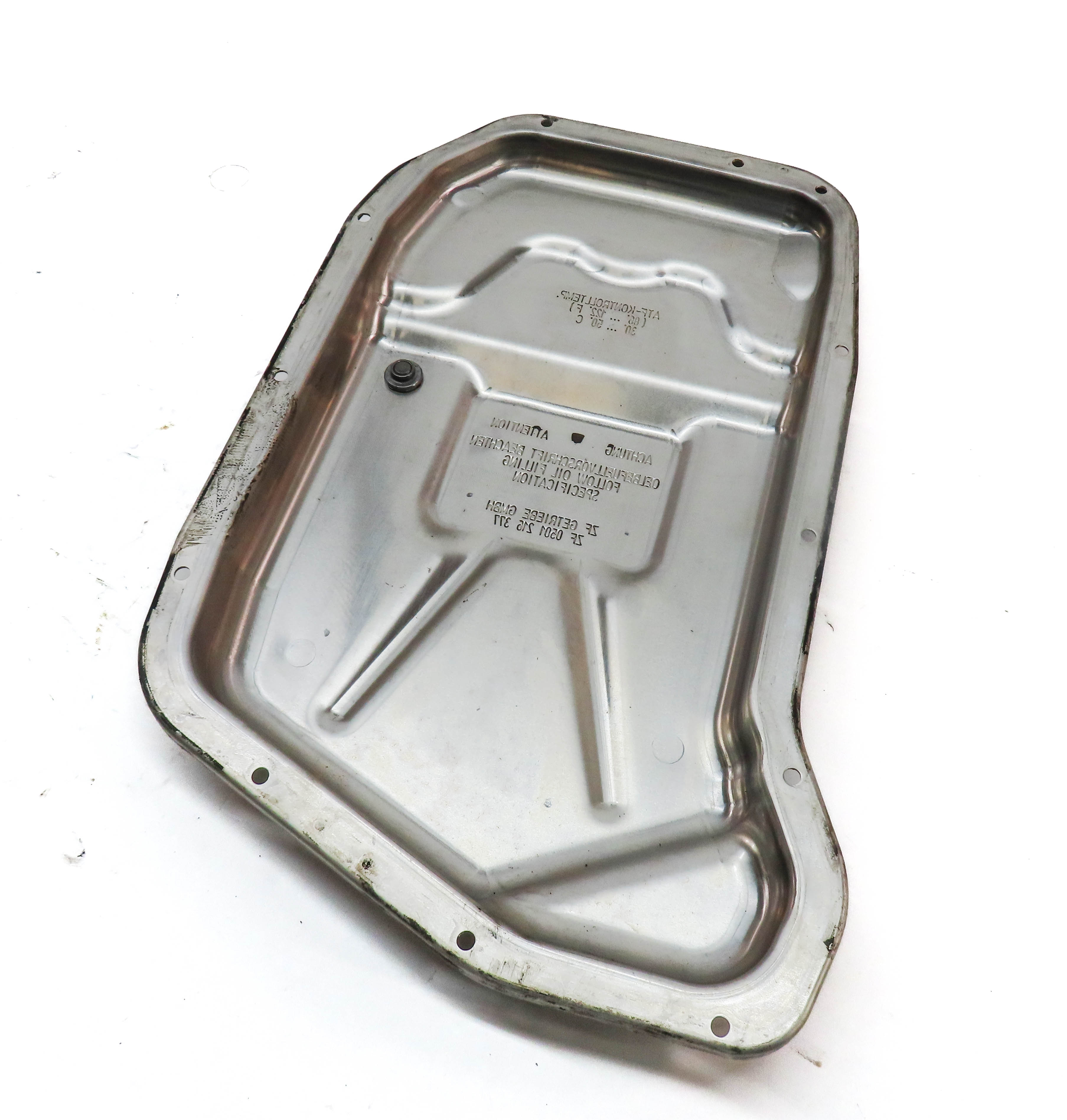 11-18 AUDI A4 A5 A6 A7 A8 Q5 S7 S8 (B8 8K C6 D4 4H 8T 8R) TRANSMISSION OIL PAN — exact item pictured